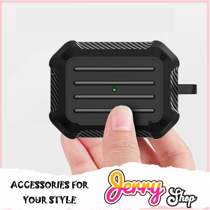 Vỏ ốp case bảo vệ bao đựng tai nghe không dây bluetooth 3/2/1/Pro Sọc - Jerry Shop