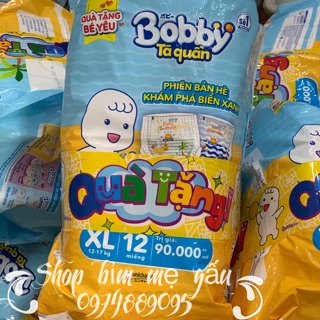 [PHIÊN BẢN HÈ] 100 tã quần Bobby size XL