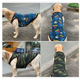 ÁO CHÓ MÈO THÚ CƯNG LỚN SIZE TO ĐỦ KÍCH CỠ SÁT NÁCH CHẤT KAKI CO GIÃN TỐT ĐƯỢC CHỌN MÀU