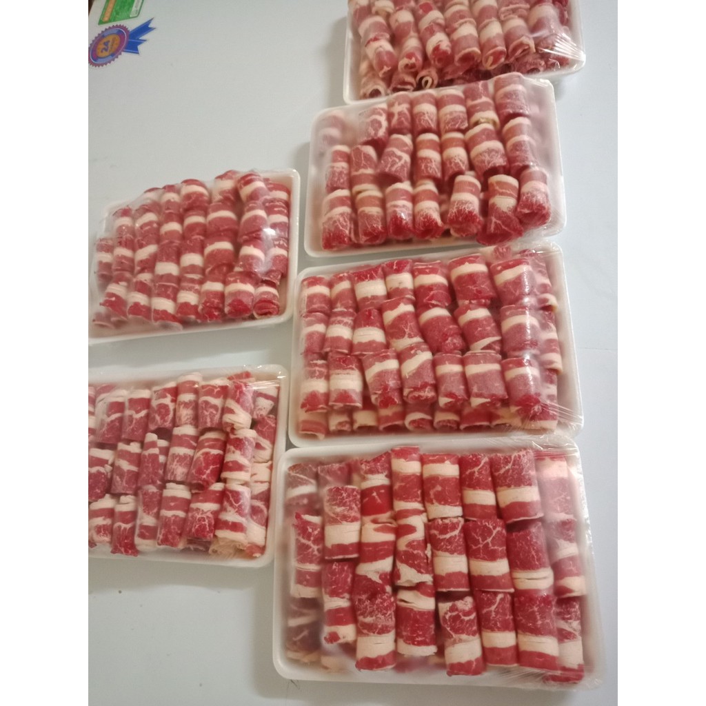 Ba chỉ bò mỹ khay 500gr