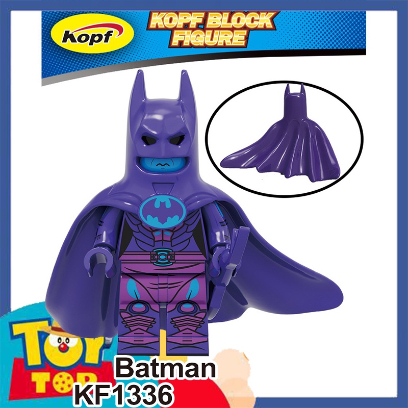 Đồ chơi lắp ráp mini nhân vật Batman người dơi Ironman người sắt Superman xếp hình Kopf KF6115