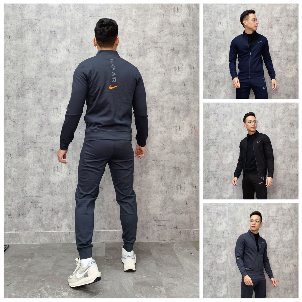 Bộ thu đông thể thao nam cao cấp kéo khóa bigsize gym xuất khẩu BSU 058 - 2762