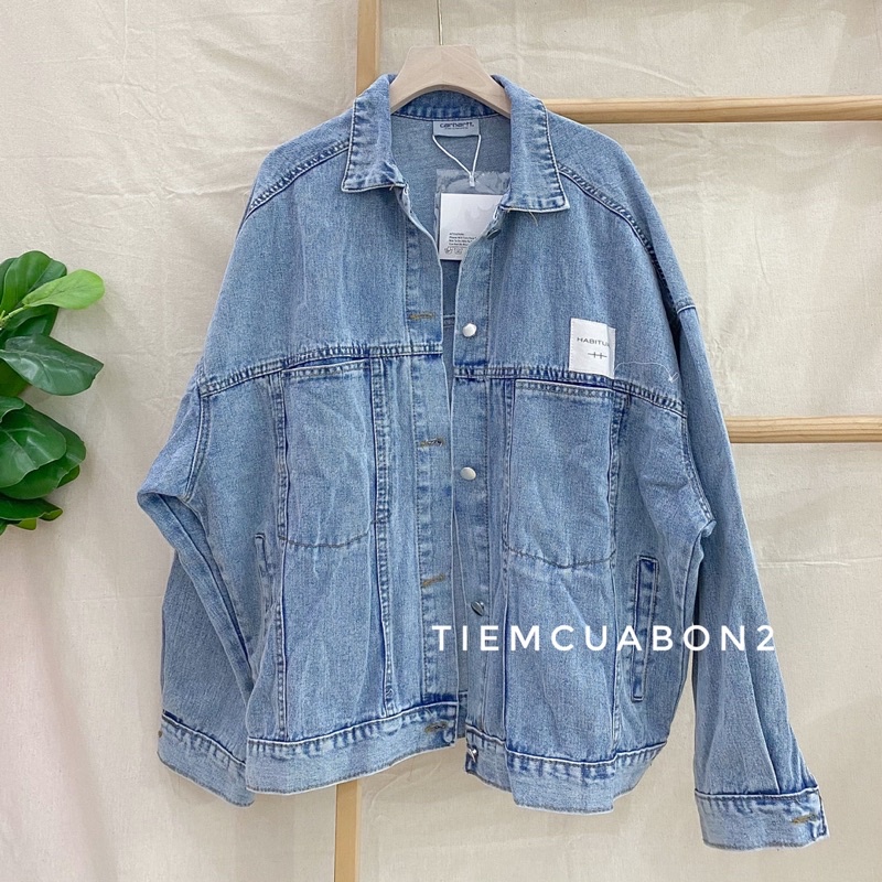 Áo khoác denim oversize