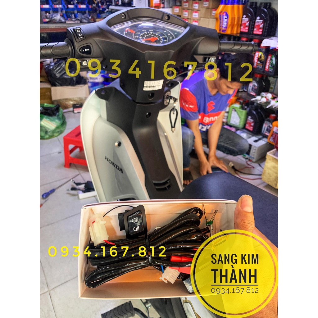 Bộ Mạch Passing Tắt Mở  Đèn Chính Và Trợ Sáng Xe Wave Alpha 2019 2020 2021 2022