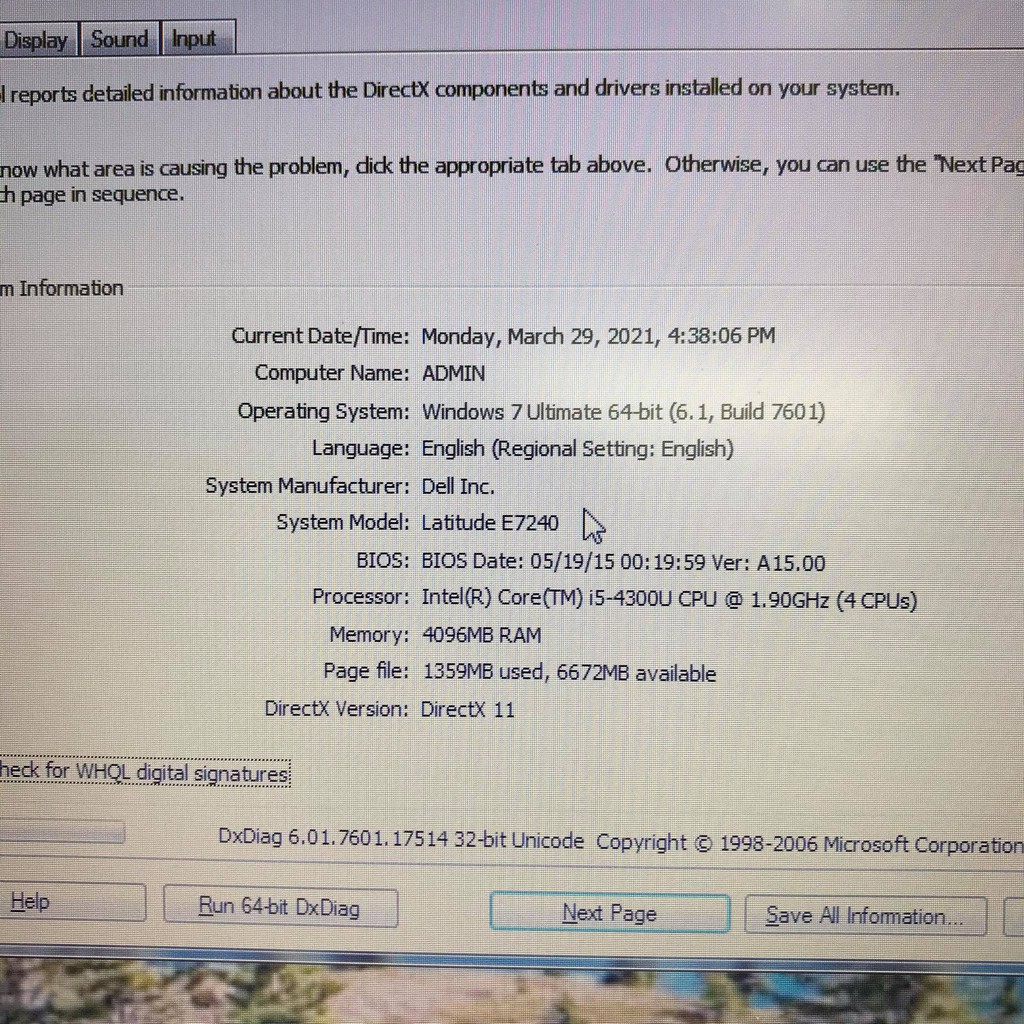 Máy laptop Dell Latitude E7240 Intel Core i5-4300U 1.9GHz, 4gb ram, 128gb ssd, Vga Intel HD Graphics 4400, 12.5 inch Đẹp