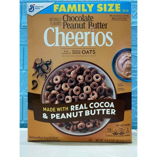 [USA] NGŨ CỐC CHEERIOS MỸ VỊ CHOCOLATE PEANUT BUTTER FAMILY SIZE (20.5OZ) 575G