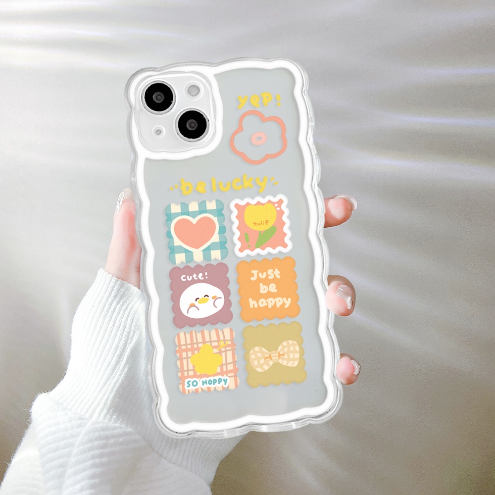 Ốp lưng iphone trong lượn sóng be lucky 6/6plus/7/7plus/8/8plus/xs/11/12/13/pro/max/plus/promax-Sale Hot U1-13