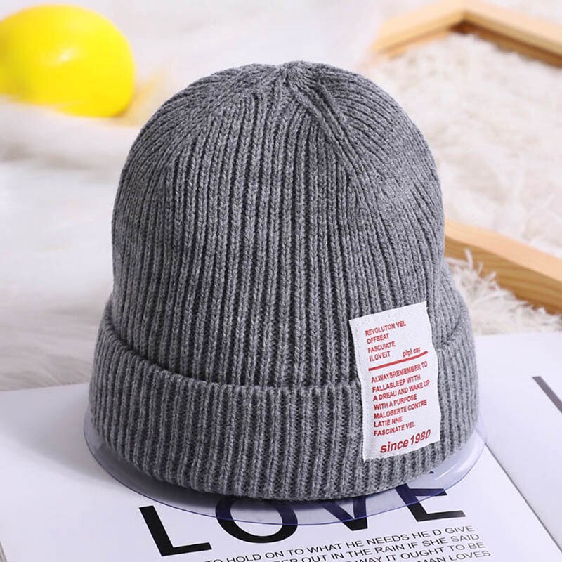 Mũ Beanie Cotton Mềm Mại Màu Trơn Cho Bé 0-24 Tháng