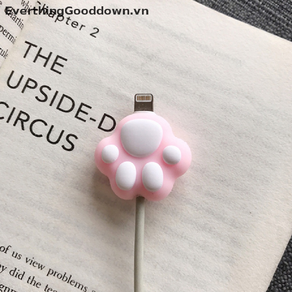Everthinggood Phụ Kiện Bảo Vệ Dây Cáp Sạc Usb Bằng Silicon Dễ Thương