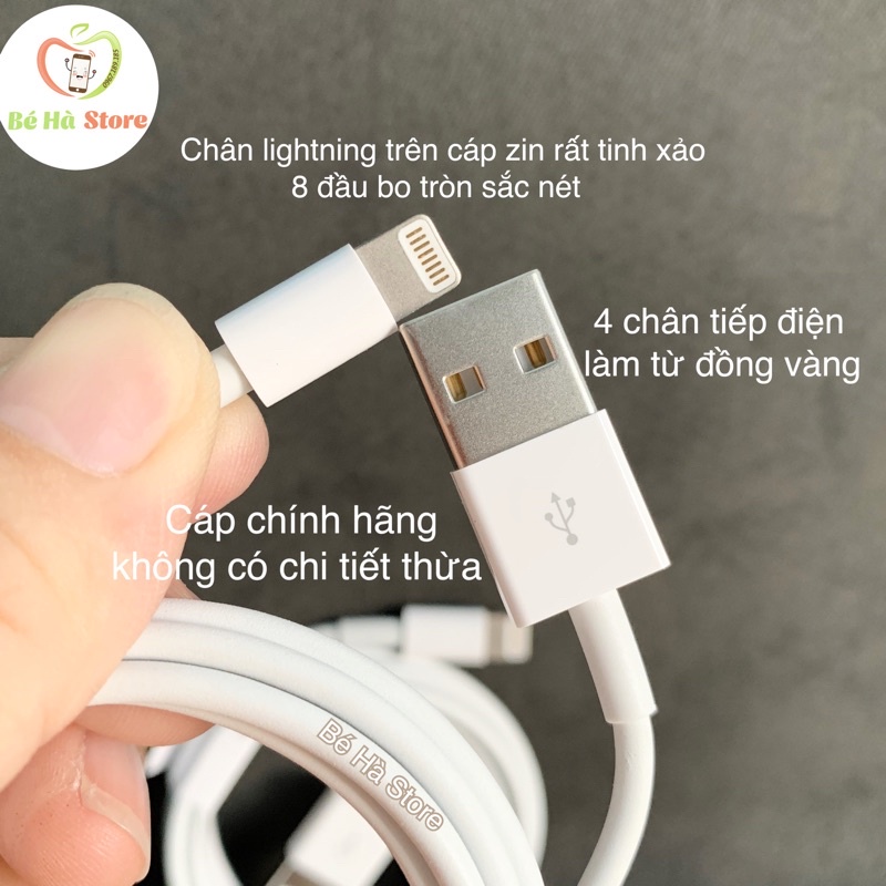 Cáp Sạc Theo Máy IP Xs /Xs Max |Zin 100% + New | Sạc rất nhanh | Bảo hành 12 Tháng
