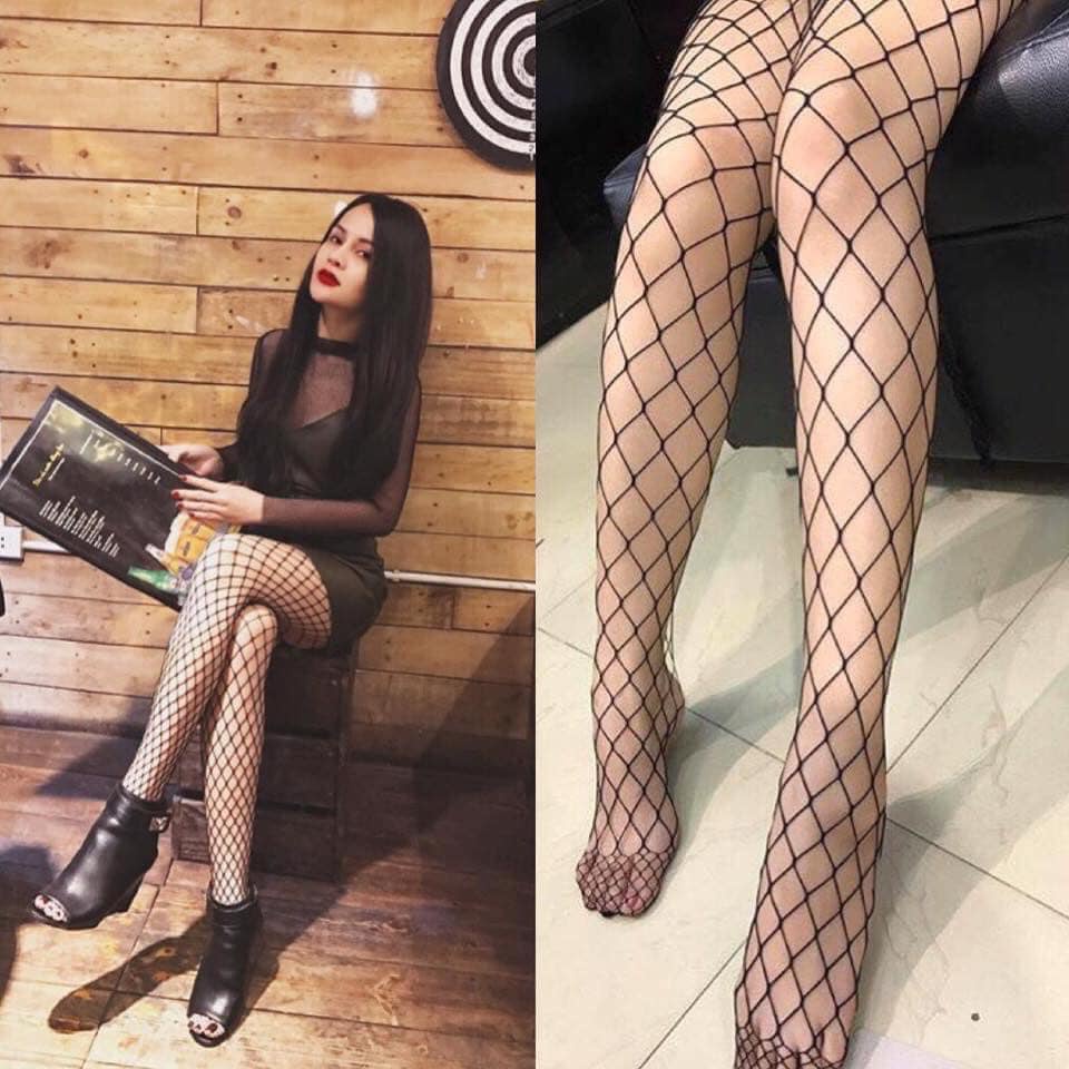 Quần tất lưới nữ nhiều cỡ mắt