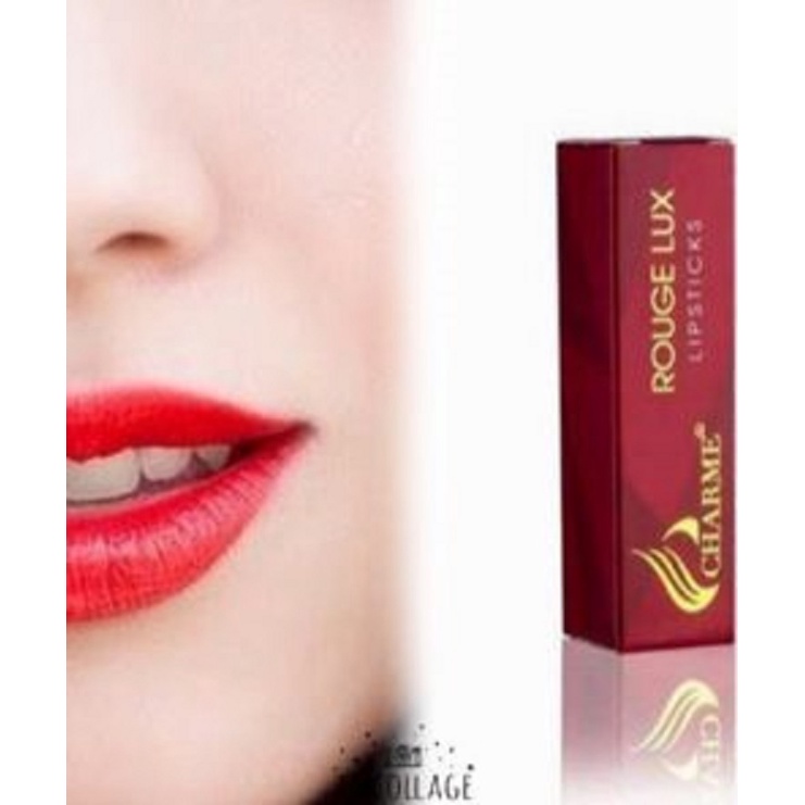 Son lì chamer rouge lux - màu đỏ cam