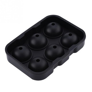 Silicone Round Ball Maker Ice Cube Tray 6 Cavities Chocolate Candy Mold Kitchen Tools