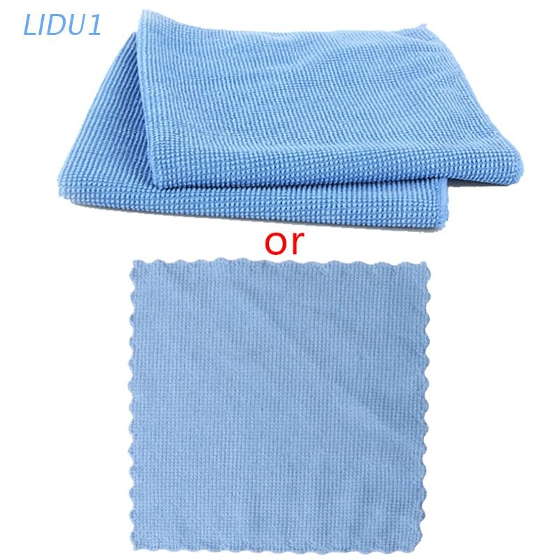 Vải Microfiber vệ sinh làm sạch lens kính màn hình máy tính bảng điện thoại camera DSLR