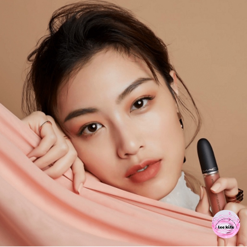 Son MAC 989 Mull It Over Cam Hồng Đất - Powder Kiss Liquid