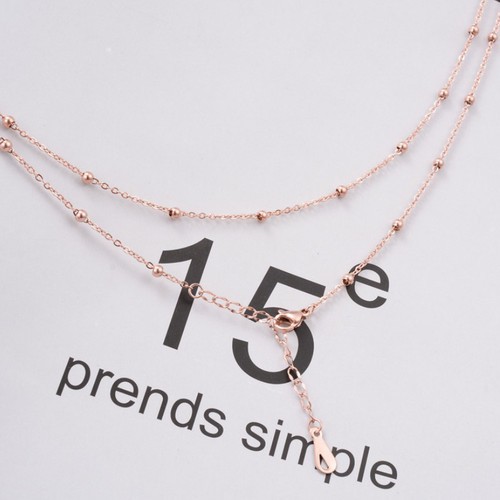 Dây Chuyền Bi Nhỏ Titan Ko Đen TT 2977