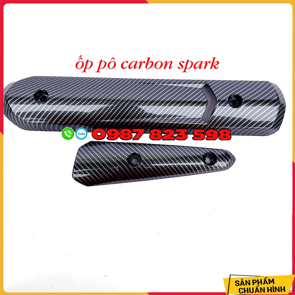 🏆 Ốp pô spark carbon chế ex 150 - ex 135 Và Nhiều Loại Xe 🏆