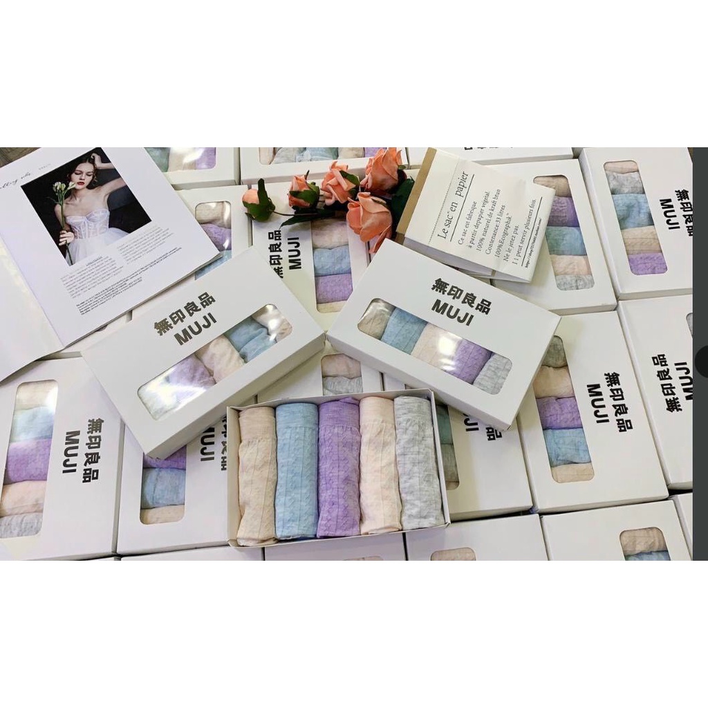 HỘP 5C QUẦN SỢI TRE ĐÓNG HỘP LỊCH SỰ