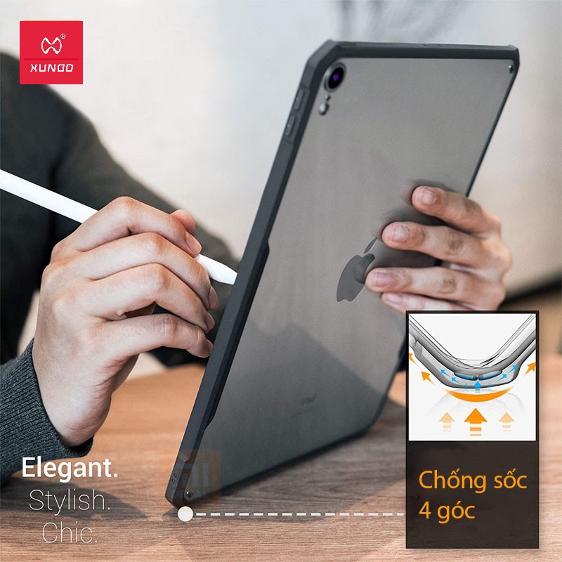 Ốp lưng XUNDD iPad Pro 11' (2018)/ iPad Pro 12.9' (2018), Mặt lưng trong, Viền TPU, Chống sốc | BigBuy360 - bigbuy360.vn
