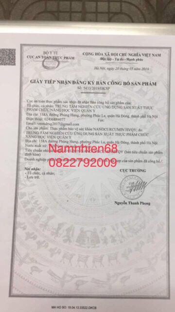 [Chính hãng] Nanocurcumin 300mg của Học viện Quân Y hỗ trợ đẹp da điều trị đau dạ dày tăng sức đề kháng...