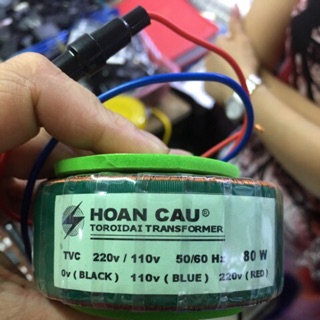 Biến áp xuyến 220VAC-110VAC - 80W