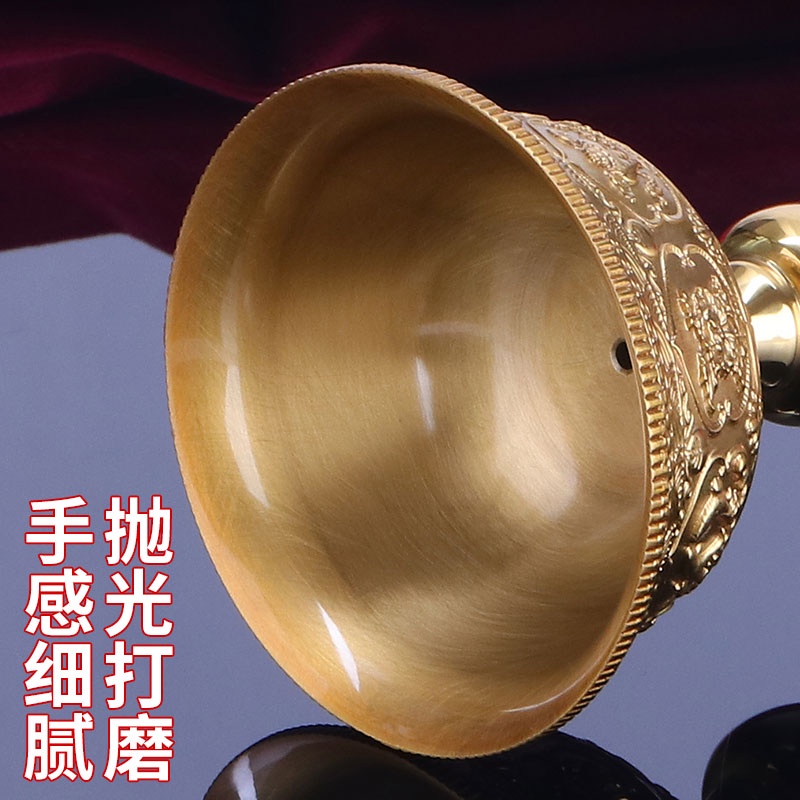 ◄☈☫Đui đèn bằng bơ cho Phật Đui đèn bằng đồng nguyên chất tám đồ trang trí tốt lành Mật tông cung cấp vật dụng gia đình với đui đèn bằng bơ