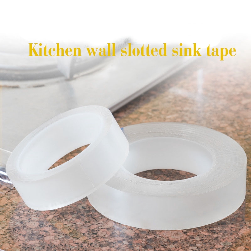 1 Cuộn Băng Keo Trong Suốt Chống Nước Dán Khe Hở Cửa Sổ Nhà Bếp / Phòng Tắm
