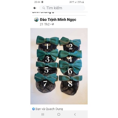 cặp búi xanh bộ đội cho nữ quân nhân