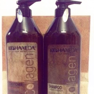 Dầu gội + dầu xả Haneda Collagen loại 500ml thương hiệu Ý