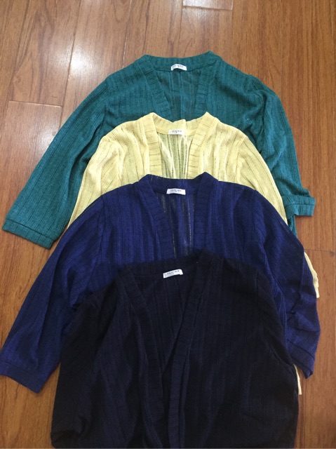 Áo khoác nhẹ Cardigan len xuất Nhật (4 màu) | BigBuy360 - bigbuy360.vn