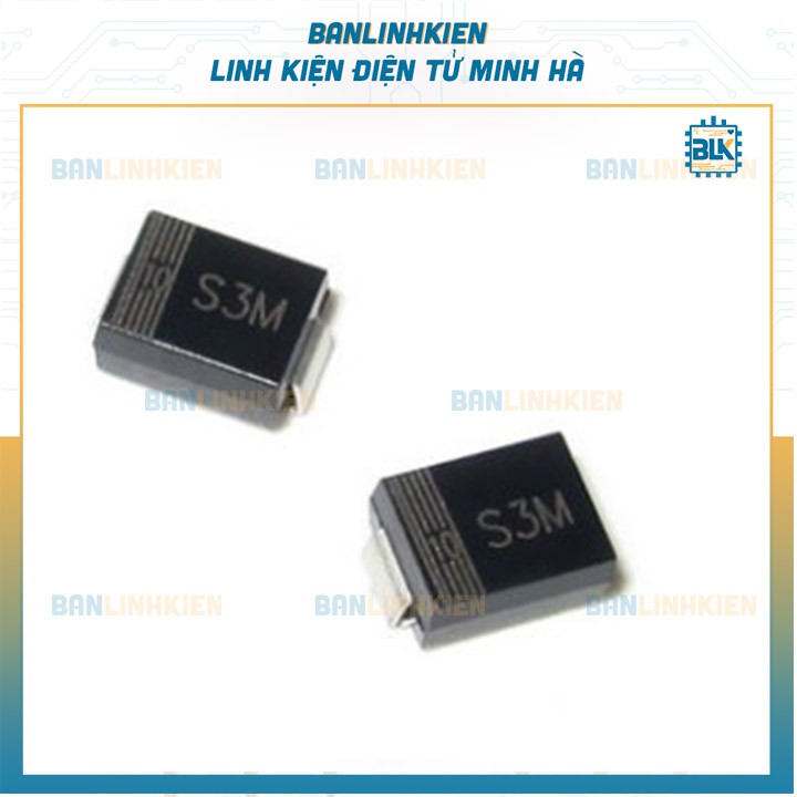 Diode SS34 1N5822, S3M 1N5408 Dán SMB Điốt