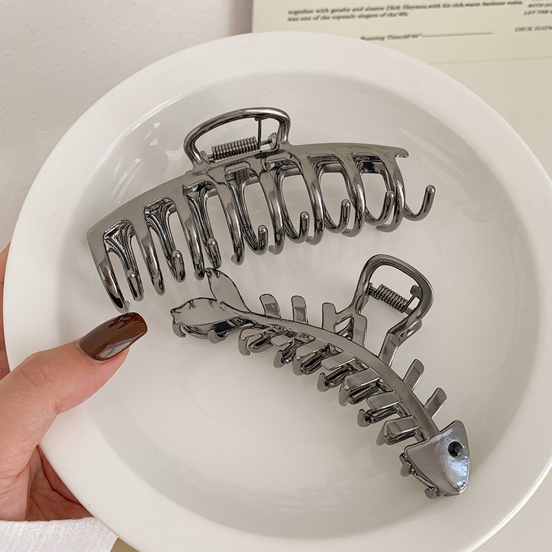 Kẹp tóc càng cua bằng hợp kim thiết kế đơn giản hợp thời trang dành cho nữ