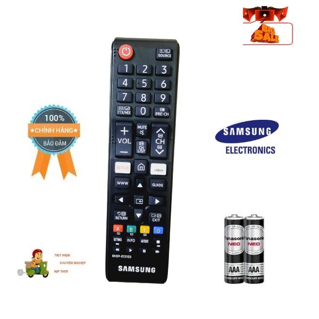 Remote Điều khiển tivi Samsung cơ 2020 cho các dòng tivi Samsung từ 2015 đến 2021- Hàng chính hãng Made in VietNam