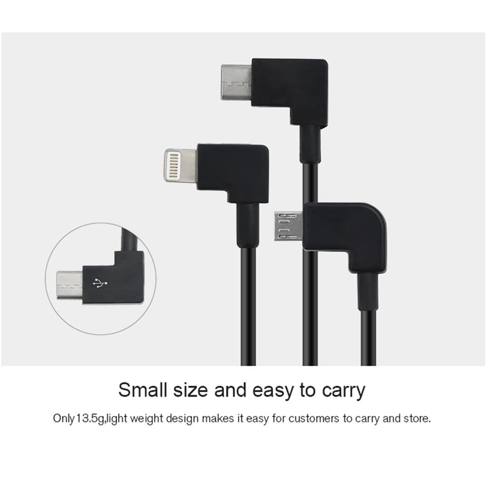 Cáp Dữ Liệu 30cm Cho mavic mini 2 dji mavic 3 dji mini 3 pro / 4pro / android / ios / dji mavic air 2 / mavic air 2s tablet