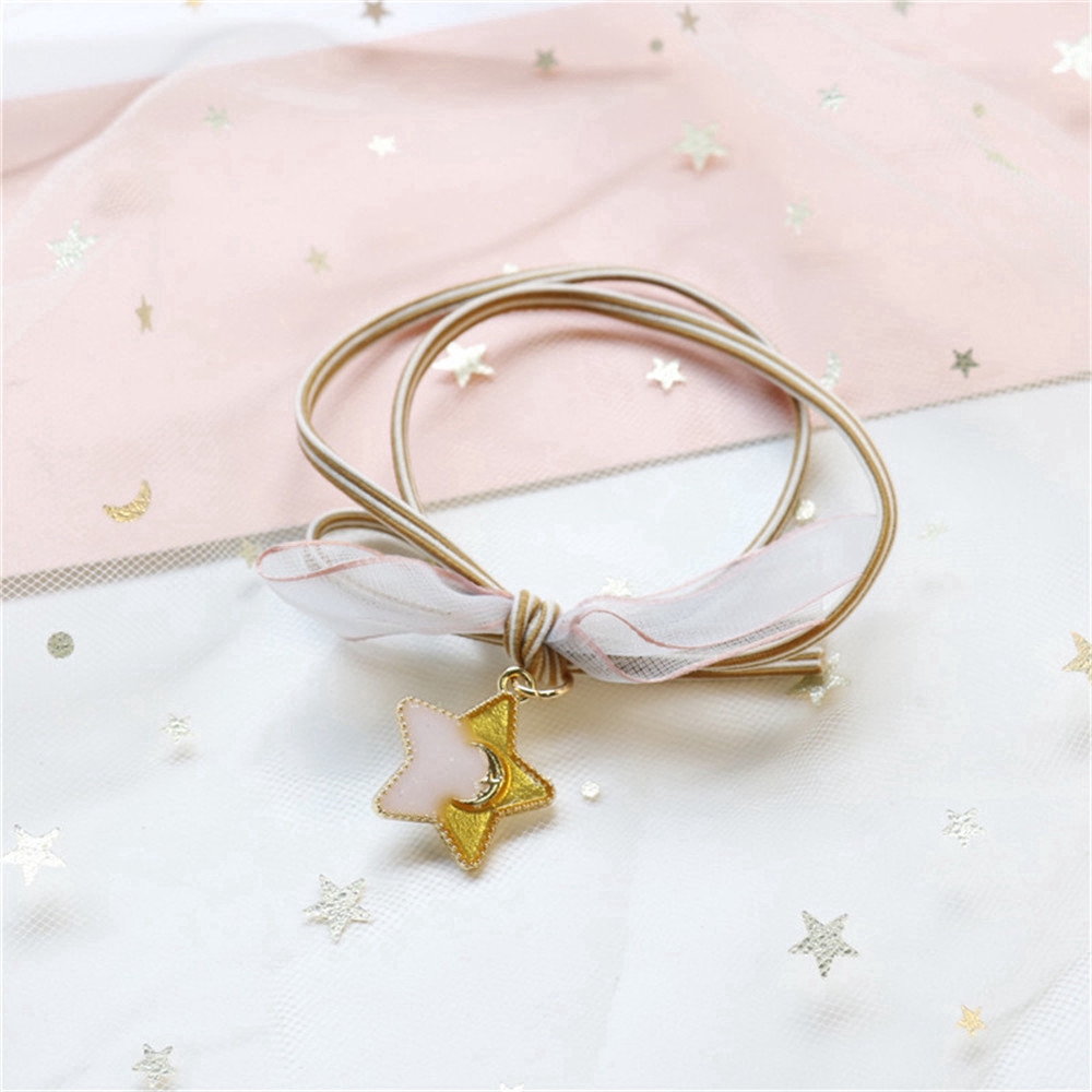 Buộc tóc hình ngôi sao xinh xắn dành cho nữ