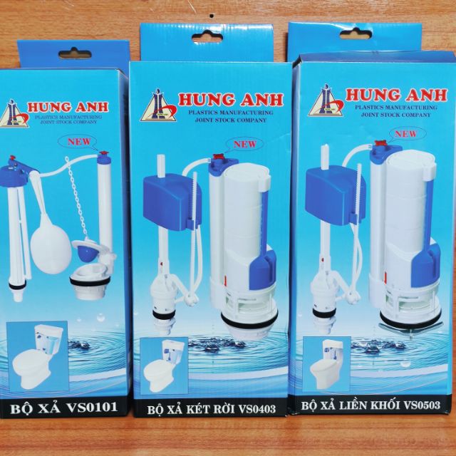 Bộ Xã Bồn Cầu Gạt Nước Cao Cấp HA Chính Hãng