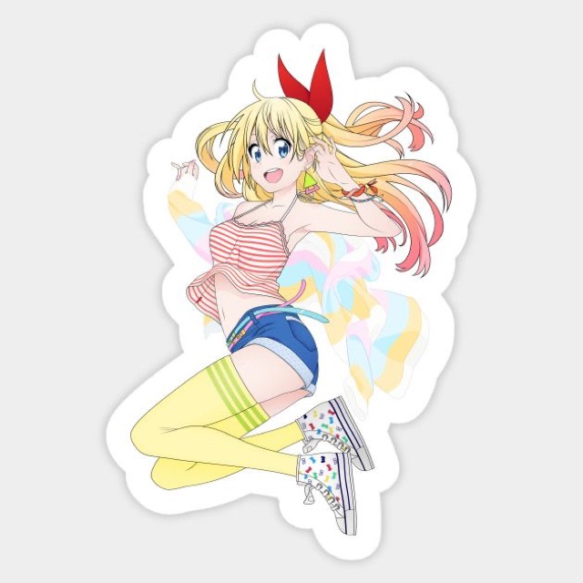Stiker anime nesekol 30 ảnh ép lụa lhacs nhau