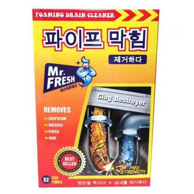 Hộp bột thông cống Mr Fresh Hàn Quốc 200g