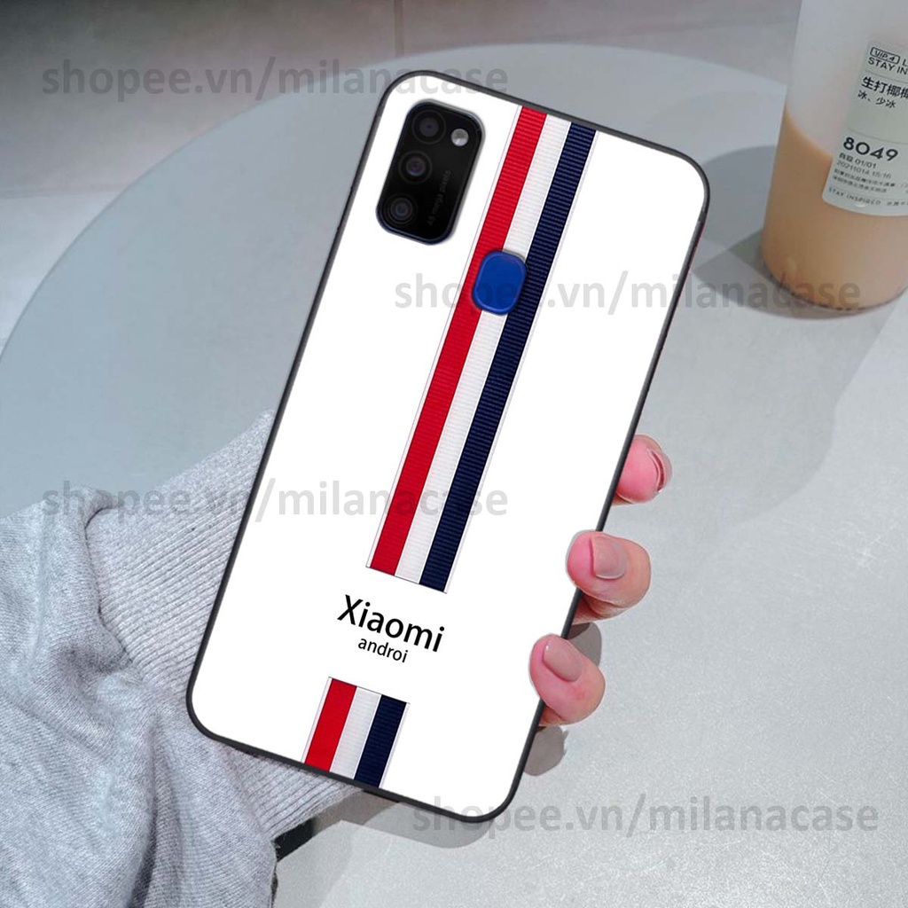 Ốp Samsung M21 / M30s in giả da phong cách thể thao, cá tính, thời trang