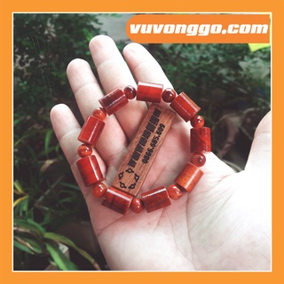 Vòng Huyết Long đốt trúc 10ly, vòng gỗ phong thủy tự nhiên