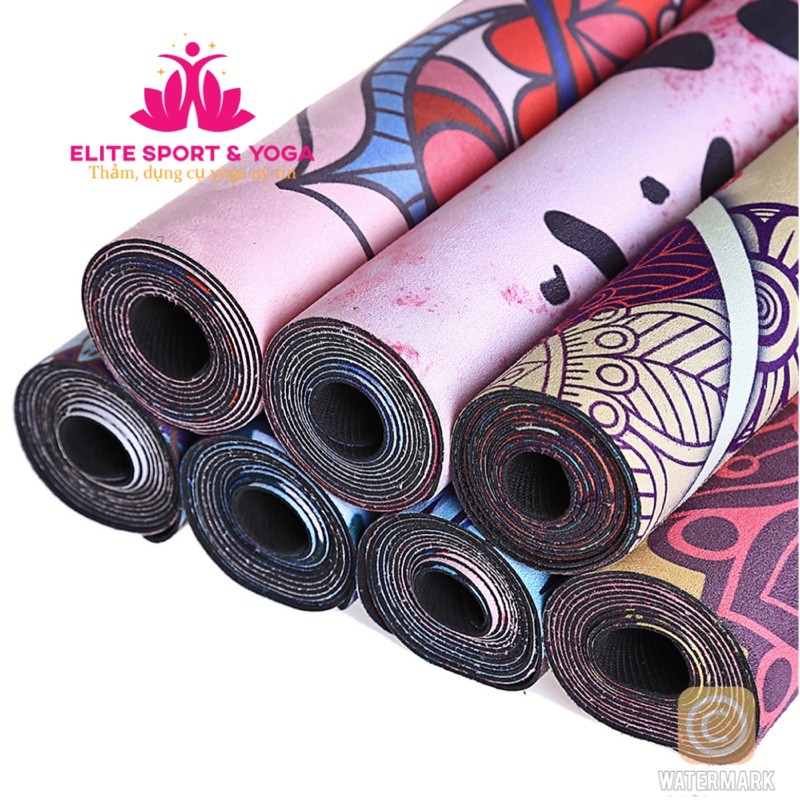 Thảm yoga du lịch cao cấp Elite Sport tặng kèm túi đựng