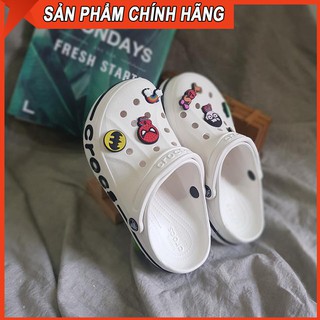 Dép Sục Cá Sấu Màu Trắng, Hàng Có Sẵn