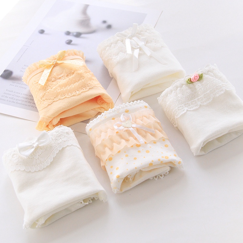 Quần lót nữ FREESHIP Quần Lót Ren công chúa dễ thương - Nội y nữ cotton kháng khuẩn