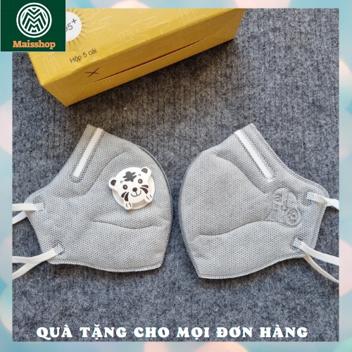 Khẩu trang SAFELIFE trẻ em cacbon chống bụi mịn cao cấp