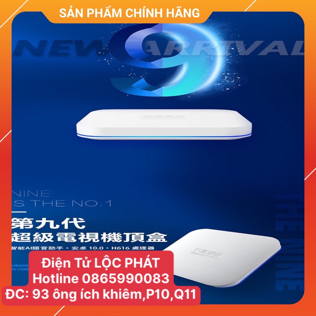 UBOX GEN 9- UBOX9 - 4G+64G Xem Phim, Truyền Hình Quốc Tế Nhật, Hàn, Trung, Đài Loan