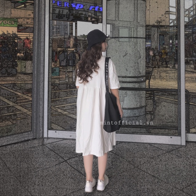 Đầm dài trơn basic | BigBuy360 - bigbuy360.vn
