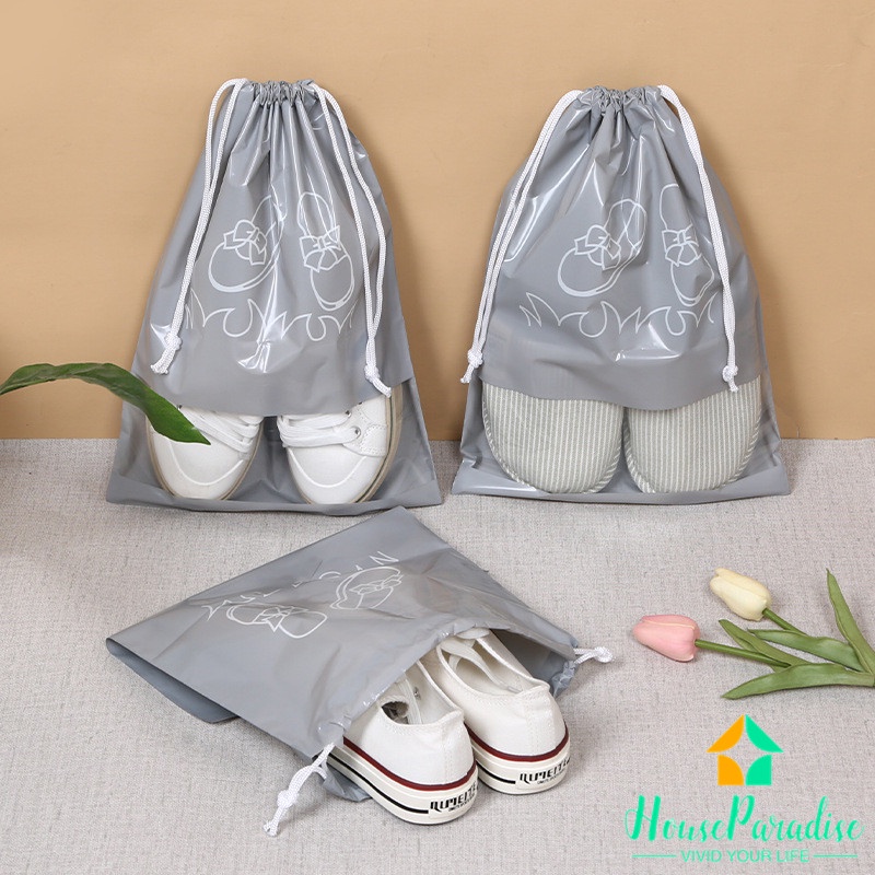 Túi Dây Rút Đựng Giày Trong Suốt Chống Nước Chống Bụi