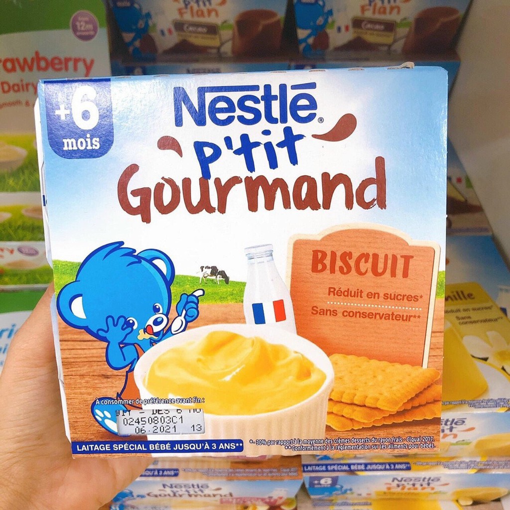 (BÁN LẺ) [DATE MỚI NHẤT] Váng sữa Nestle Pháp hủ lẻ