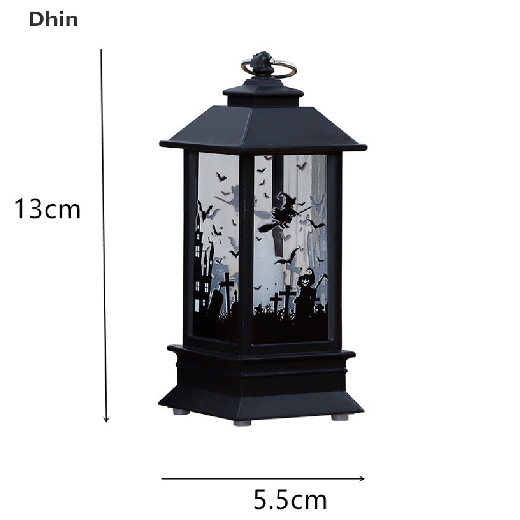 Dây Đèn LED Hình Quả Bí Ngô Lâu Đài Cổ Điển Treo Trang Trí Tiệc Halloween