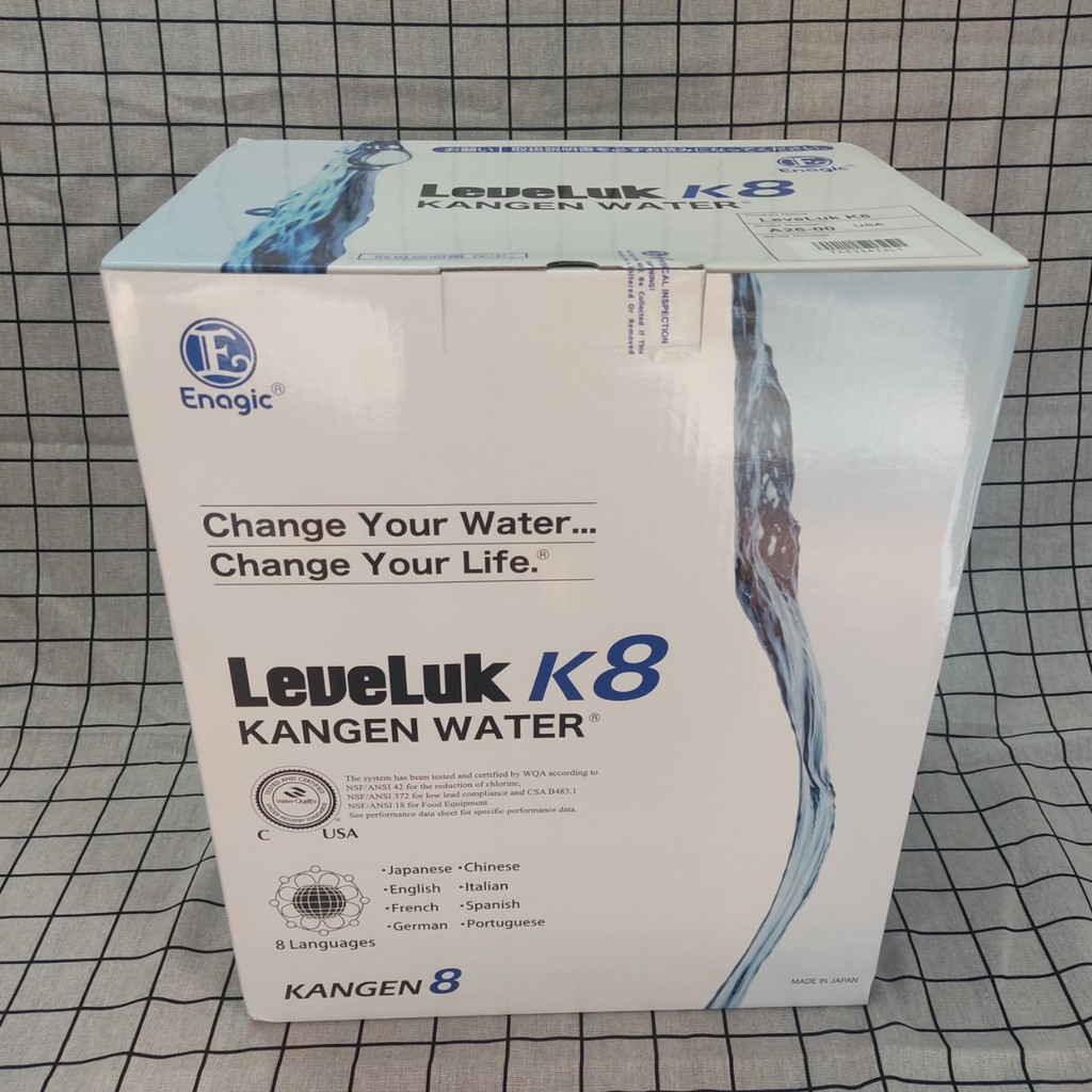 Máy lọc nước Kangen K8 ✌FREESHIP✌ Máy điện giải tạo ion kiềm Leveluk K8 - Hãng Enagic